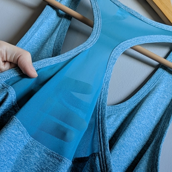 Marika Tops - NWT Marika silky blue racerback athletic tank top
